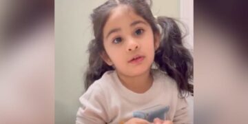 Little Girl Cute Video: Cute Video Of Little Girl Complained About Her Father To Mother Viral On Social Media