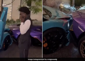 Viral Video Of Smashing Of Two Lamborghinis In Hotel