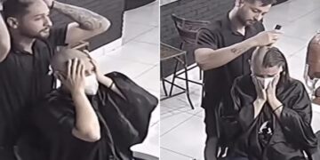 Emotional Video: Barber Shaves Off Own Hair In Solidarity With A Cancer Patient