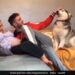 Viral Video: In The Midst Of The Love Of The Wife, This Dog Became A Bone In The Kebab, Even The Son-in-law Would Not Be So Jealous