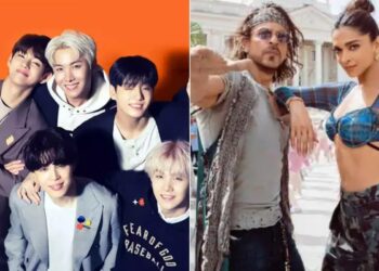 Bts Dance Video On Jhoome Jo Pathaan Song From Film Shah Rukh Khan Deepika Padukone John Abraham Pathan Went Viral On Social Media