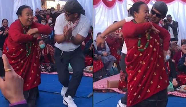 Aunty Dance On Dafli Wale Dafli Baja Song: Aunty Ka Dance, Nepali Aunty Was Seen Grooving To Best Of Bollywood Song