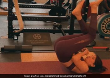 Samanthas Video While Exercising In The Gym Is Creating Panic, Users Said – Queen Is Back Ndtv Hindi Ndtv India – जिम में एक्सरसाइज़ करते हुए सामंथा का वीडियो तहलका मचा रहा है, यूजर्स बोले