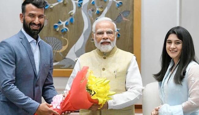 Cheteshwar Pujara Meets PM Narendra Modi Ahead Of 100th Test Ind Vs Aus: Prime Minister Narendra Modis Message To Cheteshwar Pujara Ahead Of Special Occasion
