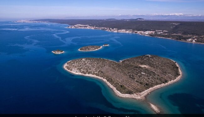 Part Of Croatias Love Heart Shaped Island Fiji For Sale: Top 5 Heart Shape Island In The World Near India, Dil Ke Aakar Ka Island