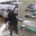 Lithuania Farmers Protest Against Low Price Of Milk: Video Of Farmers Spreading Milk In The Field Goes Viral,milk Viral Video