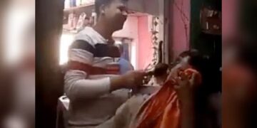 Boy Crying After Listening Song At Salon: Man Cries Uncontrollably After Emotional Song Plays In Barber Shop, Boy Crying In Salon Funny Video