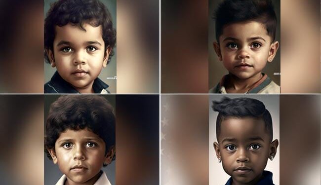 AI का कमाल, सरप्राइज कर देगीं आपके मनपसंद क्रिकेटर्स की ये सुपर क्यूट तस्वीरें