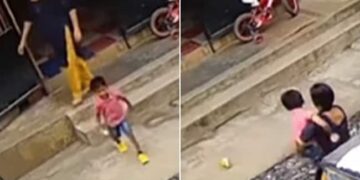 A Mother Saved Her Little Son From A Cobra Snake Shocking Video | Karnataka Woman Quicklysaving His Child From Snake