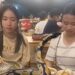 Video Of Colorful Snake Reaching Restaurant To Have Dinner With Girls Goes Viral On Internet