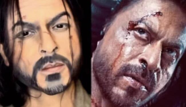 Viral Video Of Artist Girl Who Make Up In To Shahrukh Khan Pathan, Makeup Artist’s Incredible Transformation To Pathaan’s Shah Rukh Khan Will Make Your Jaw Drop