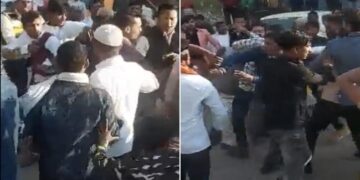 Groom Fufa Did Not Get Matar Paneer In Wedding So There Was A Ruckus Hit Everyone Guests Fight In Baghpat Up Video Viral