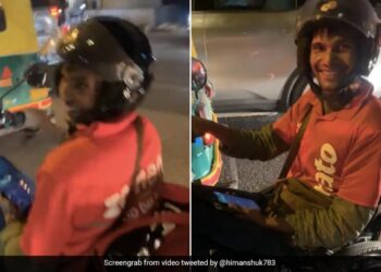 Man Saw Specially Abled Zomato Delivery Agent Driving A Unique Wheelchair Company Says Our Heroes See Viral Video – दिव्यांग Zomato Delivery Boy चला रहा था मोटराइज्ड व्हीलचेयर, शख्स ने शेयर किया Video, कहा