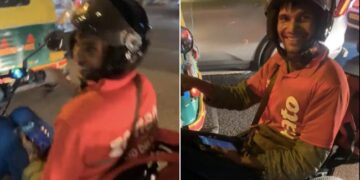 Man Saw Specially Abled Zomato Delivery Agent Driving A Unique Wheelchair Company Says Our Heroes See Viral Video – दिव्यांग Zomato Delivery Boy चला रहा था मोटराइज्ड व्हीलचेयर, शख्स ने शेयर किया Video, कहा