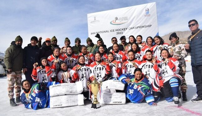 Another Example Of Women Power At 11,000 Feet, ITBP Heroines Won The National Ice Hockey Championship Ndtv Hindi Ndtv India