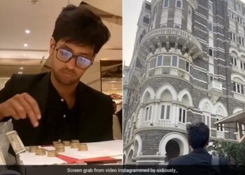 After Eating Food In Taj Hotel, The Person Came With A Chiller, The People Around Kept Watching Ndtv Hindi Ndtv India