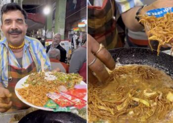 Viral Video: Users Got Angry After Seeing The Omelette Chowmin, Said – If You Eat It, You Will Get Ulcer – Viral Video: ऑमलेट चाउमिन देखकर भड़क गए यूज़र्स, कहा