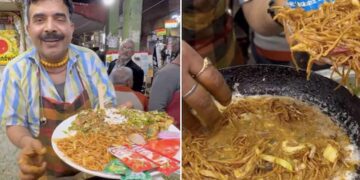 Viral Video: Users Got Angry After Seeing The Omelette Chowmin, Said – If You Eat It, You Will Get Ulcer – Viral Video: ऑमलेट चाउमिन देखकर भड़क गए यूज़र्स, कहा