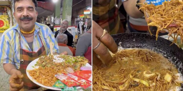 Viral Video: Users Got Angry After Seeing The Omelette Chowmin, Said – If You Eat It, You Will Get Ulcer – Viral Video: ऑमलेट चाउमिन देखकर भड़क गए यूज़र्स, कहा