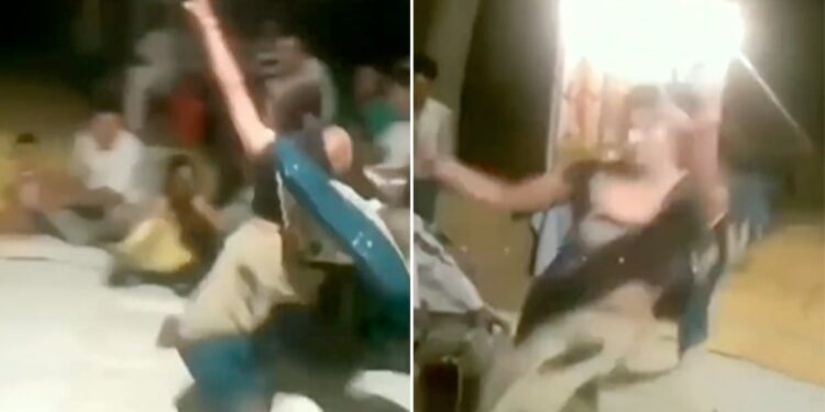 Woman Suddenly Started Doing Stunts While Dancing Slipped And Did Something Like This Viral Video