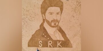 Pakistani Artists Create SRK Sand Portrait: Artists From Pak Balochistan Make Stunning Sand Portrait Of Shah Rukh Khan