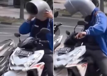 Amazing Indian Desi Jugaad Video: Man Wore A Helmet Policeman Was Surprise To See The Jugad Technology