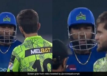Video Kieron Pollard Vs Shaheen Afridi Agry On Pollard Shaheen The Bowler Could Not Tolerate His Beating, Clashed With The Batsman PSL 2023
