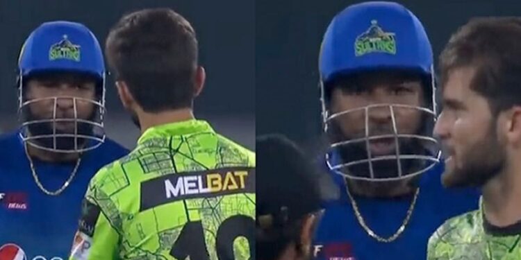 Video Kieron Pollard Vs Shaheen Afridi Agry On Pollard Shaheen The Bowler Could Not Tolerate His Beating, Clashed With The Batsman PSL 2023