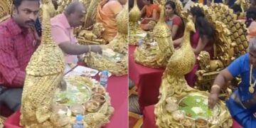 Guests Sat On The Throne And Ate Food In A Royal Style Like Kings And Emperors At The Wedding Internet Stunned See Viral Video