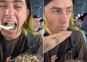 Weird Food Combination: Man Eating Live Jhinga Fishes, People Got Angry After See The Weird Shocking Food Video