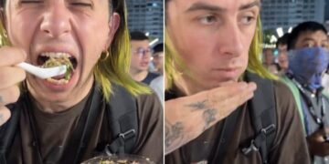 Weird Food Combination: Man Eating Live Jhinga Fishes, People Got Angry After See The Weird Shocking Food Video