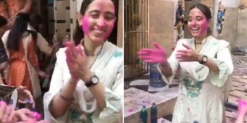 Holi In Pakistan: Viral Holi In Pakistan, Girls Playing Holi In Pakistan, Karachi Mein Holi, Pakistan Mein Kheli Gayi Holi Video
