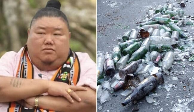 HOLI 2023, Nagaland Minister Temjen Imna Along Gets Angry On People Littering On Road | Temjen Imna Has A Message For People Littering On The Road
