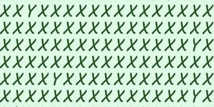 Optical Illusion IQ Test: Only The Sharpest Minds Can Find The Hidden Letter Y In This Optical Illusion In 10 Seconds, There Is A Different Letter Hidden, Optical Illusion Image, Can You Find