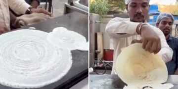 Street Vendor Cat Shaped Dosa: Street Vendor Creating Art With Dosa, Dosa Recipe, How To Make Dosa Batter, Street Vendor Makes Dosa In The Form Of A Cat