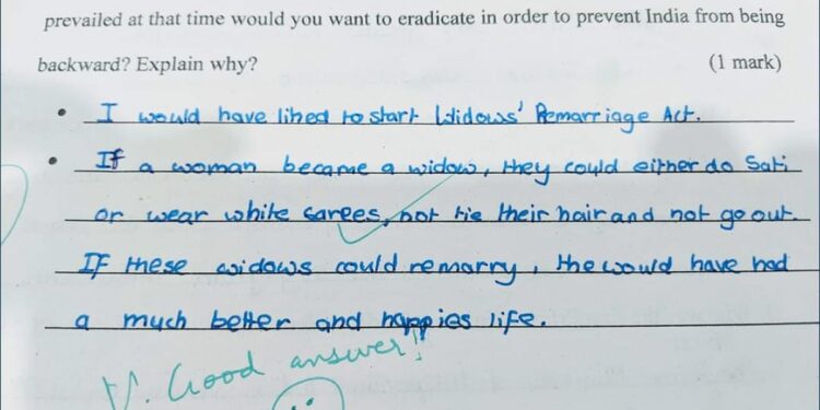 Class 5 Student Answer On Social Evils In Test Paper You Cannot Believe Is Winning The Internet See Post – परीक्षा में पूछा