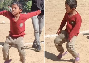 Adorable Little Boy Dance Video: This Cute Video Of A Little Boy Dancing With A Group Is Viral, Bacche Ka Dance Viral, Cute And Funny Dance By Kids, Dance Video