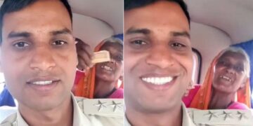 Heart Touching Video: Gwalior Dsp Santosh Patel Drop Old Age Women, Mp Home Department Shared Video, Holi 2023 And International Women Day
