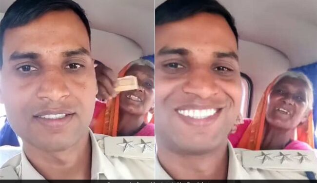 Heart Touching Video: Gwalior Dsp Santosh Patel Drop Old Age Women, Mp Home Department Shared Video, Holi 2023 And International Women Day