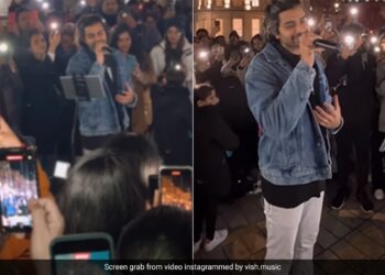 लंदन की सड़क पर शख्स ने सैंकड़ों लोगों के सामने गाया 'मां' गाना, सुनकर भावुक हो जाएंगे