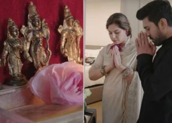 Ram Charan Takes Ram Ka Mandir With Him Everywhere, Took Blessings Even Before Oscar, Watch Video