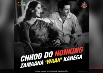 बेवजह सड़क पर हॉर्न बजाने वालों के लिए दिल्ली पुलिस ने दिया ख़ास संदेश, पढ़ने के बाद हंसी रोक नहीं पाएंगे