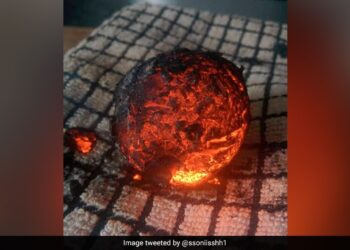 Woman Made Litti For The First Time Something Like This Was Seen In The Photo Internet Says Is This A Meteorite Or A Piece Of Mars – महिला ने खाने के लिए पहली बार बनाई लिट्टी, फोटो में दिखा कुछ ऐसा, लोग बोले