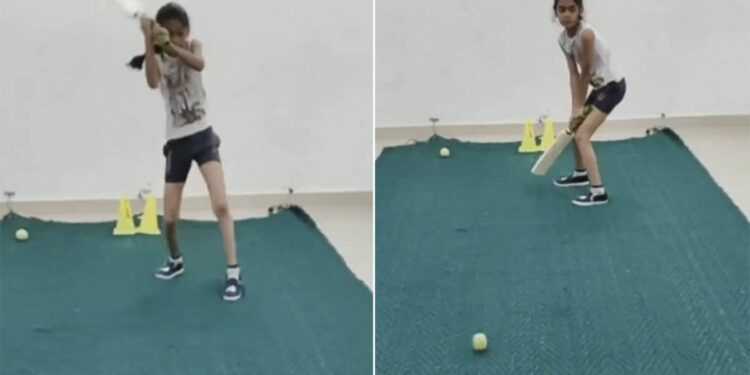 माही की तरह हेलिकॉप्टर शॉट मारकर छोटी बच्ची ने सबको हैरान कर दिया, बल्लेबाज़ी देखकर आप दंग हो जाएंगे