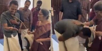 Teacher Studen Emotional Viral Video: Seeing Old Student Beaten Up By His Teacher Users Remembered Their Childhood, Amazing Video, Teacher Student Ka Video