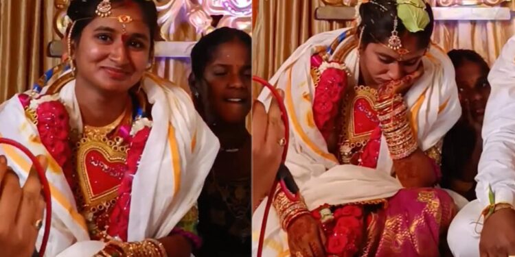 Mandap Me So Gayi Dulhan: Bride Falls Asleep In The Mandap During Wedding Rituals Suddenly She Woke Up, Netizens Relate To Her