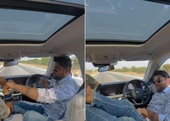 Watch: Man Leaves Mahindra XUV 700 Steering Wheel While Driving To Make Instagram Reel With Wife