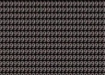 Optical Illusion Brain Test: Can You Find The Hidden 8 Among These 9s Within 10 Seconds, Optical Illusion Challenge, Quiz, Puzzle