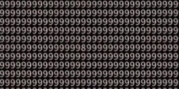 Optical Illusion Brain Test: Can You Find The Hidden 8 Among These 9s Within 10 Seconds, Optical Illusion Challenge, Quiz, Puzzle