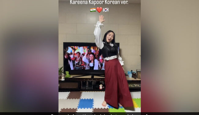 Korean Woman Dances To Kareena Kapoor Hit Song Ye Ishq Haye From Jab We Met Internet Amazed See Viral Video – कोरियाई महिला ने जब वी मेट के गाने ये इश्क हाए… पर किया जबरदस्त डांस, लोग बोले